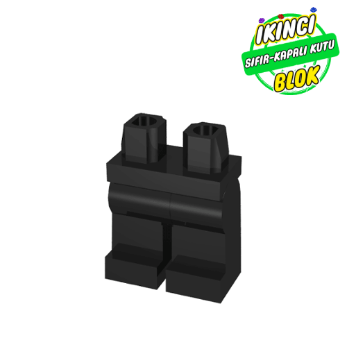 LEGO® Minifigür Ayağı Siyah Sıfır