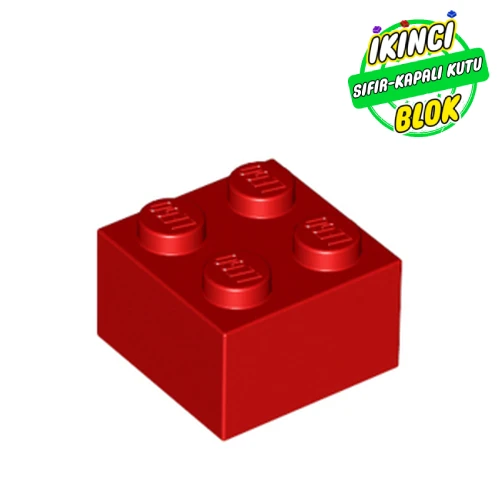 LEGO® Brick 2 x 2 Kırmızı Sıfır