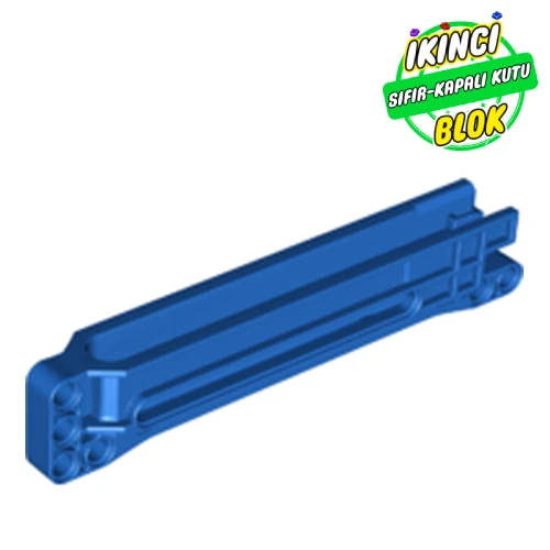 LEGO® 1 x 14 x 2 Aks ve Pim girişli Technic Dişli Yatağı Mavi Sıfır