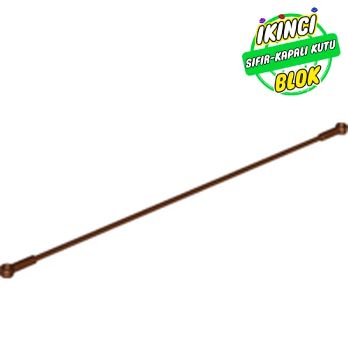 LEGO® 22L 2 Konnektörlü Esnek Parça Kırmızımsı Kahverengi Sıfır