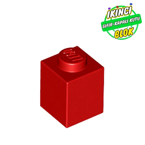 LEGO® Brick 1 x 1 Kırmızı Sıfır