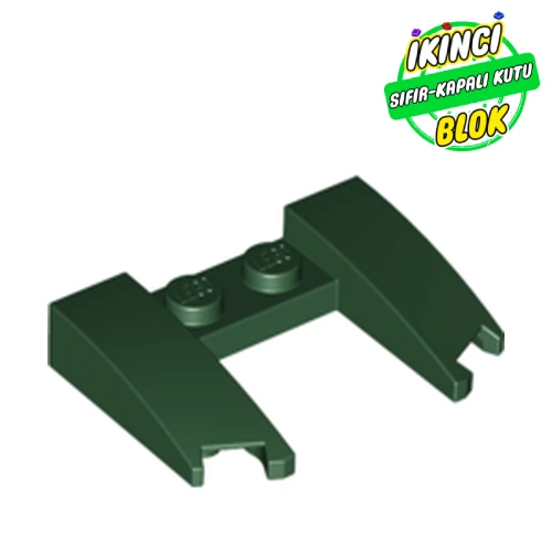 LEGO® 3 x 4 x 2/3 Kavisli Ortası Boş Araç Kaputu Koyu Yeşil Sıfır