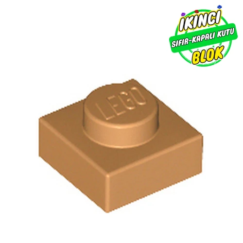 LEGO® Plate 1 x 1 Orta Nugat Sıfır
