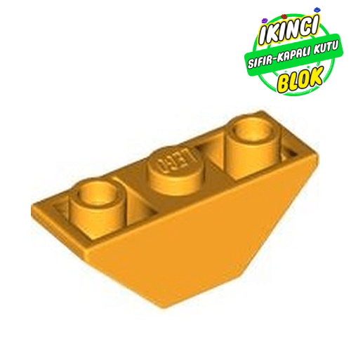 LEGO® 3 x 1 Ters 45 Derece Eğimli Parça Parlak Açık Turuncu Sıfır