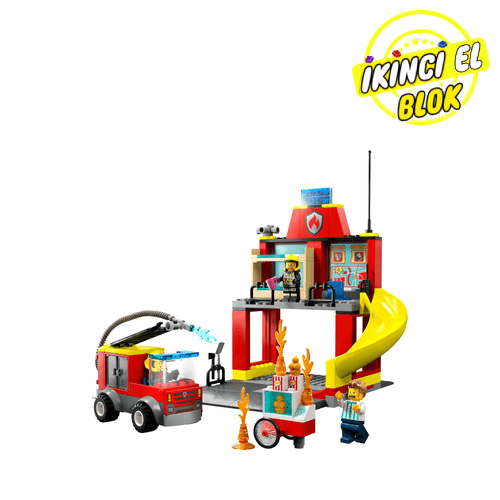 60375 LEGO® Fire Station and Fire Truck İkinci el
