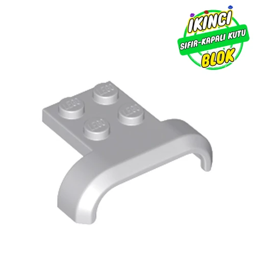 LEGO® 4 x 3 x 1 Araç Çamurluk Kavisli Açık Mavimsi Gri Sıfır