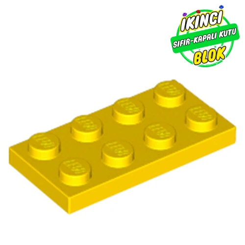 LEGO® Plate 2 x 4 Sarı Sıfır