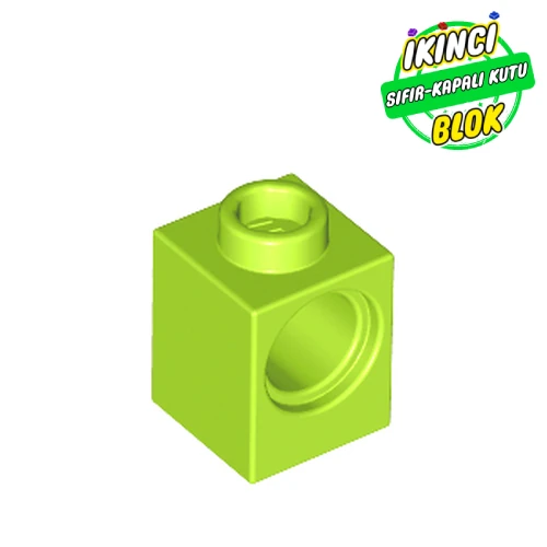 LEGO® 1 x 1 Technic Tuğla Delikli Limon Yeşili Sıfır