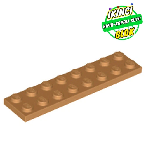 LEGO® Plate 2 x 8 Orta Nugat Sıfır