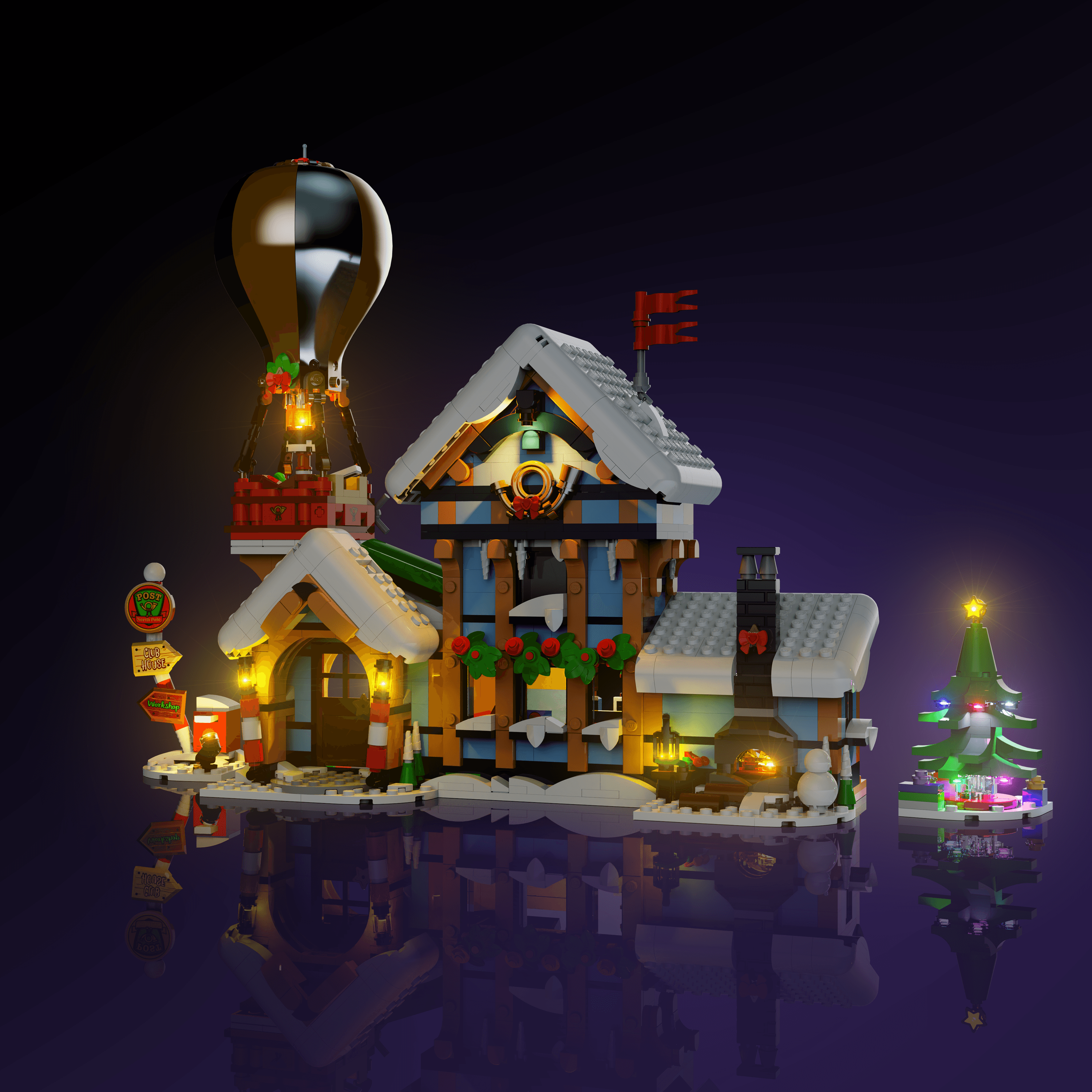 LEGO® 10339 Santa's Post Office Işık Kiti