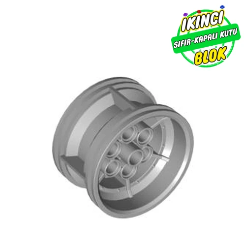 LEGO® Wheel 43.2 x 26 Technic Racing Small with 6 Pinholes Açık Mavimsi Gri Sıfır