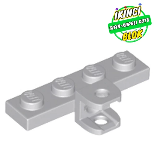 LEGO® Plate Special 1 x 4 with Coupling Link Double Açık Mavimsi Gri Sıfır