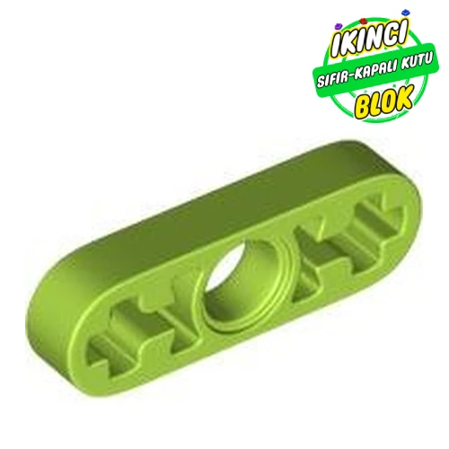 LEGO® 1 x 3 İnce Liftarm İnce Aks girişli Limon Yeşili Sıfır