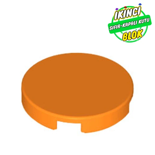 LEGO® 2 x 2 Kavisli Düz Plaka Turuncu Sıfır