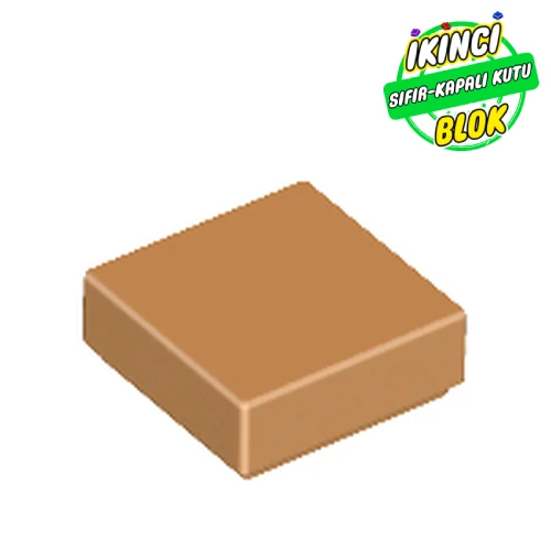 LEGO® Tile 1 x 1 with Groove Orta Nugat Sıfır
