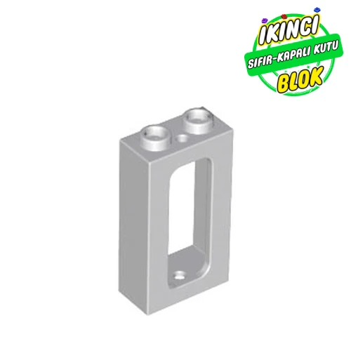 LEGO® Window 1 x 2 x 3 Train with Inside Stud Holder Açık Mavimsi Gri Sıfır