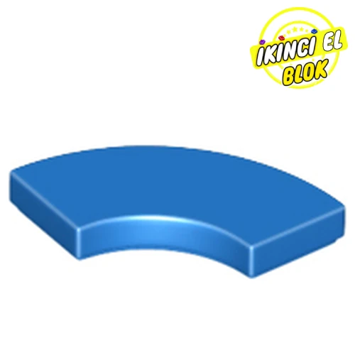 LEGO® Tile 2 x 2 Curved, Macaroni Mavi İkinci El