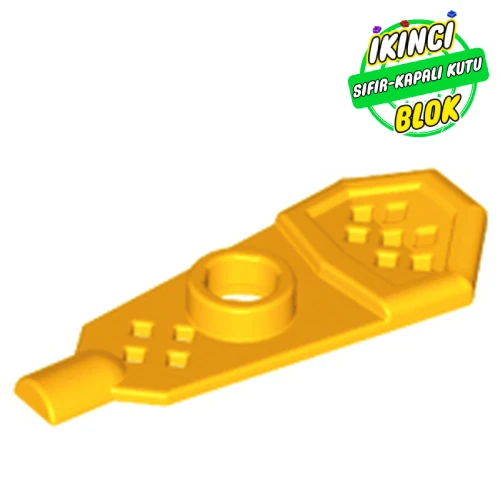 LEGO® Minifig Footwear Snowshoe [Short Front End] Parlak Açık Turuncu Sıfır