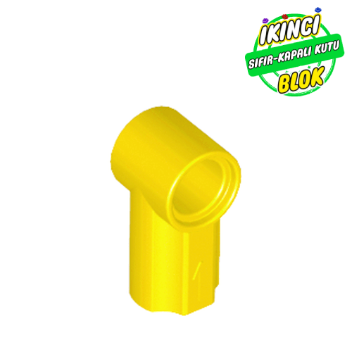 LEGO® Aks ve Pin Bağlayıcısı Açılı #1 Sarı Sıfır