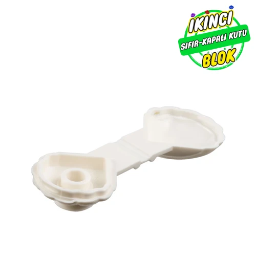 LEGO® Animal, Clam [Type 2 - Locking Edge on Inner Lip] Beyaz Sıfır