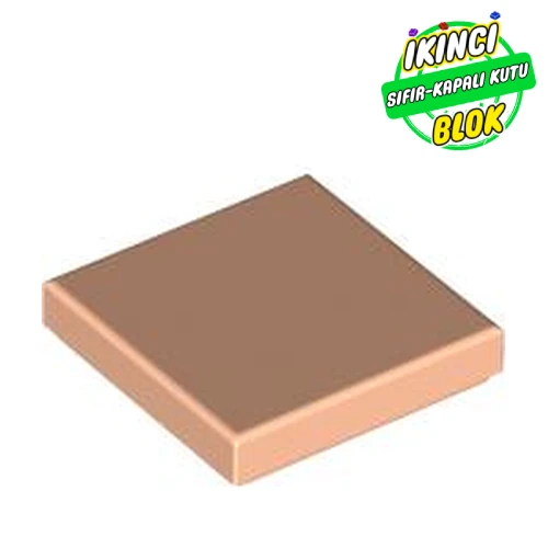 LEGO® Tile 2 x 2 with Groove Açık Nugat Sıfır