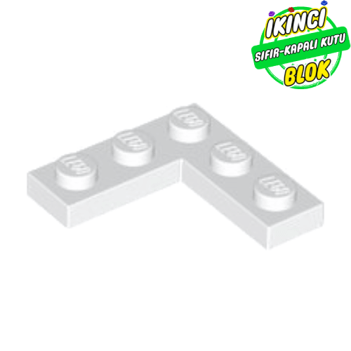 LEGO® 3 x 3 Köşe Plaka Beyaz Sıfır