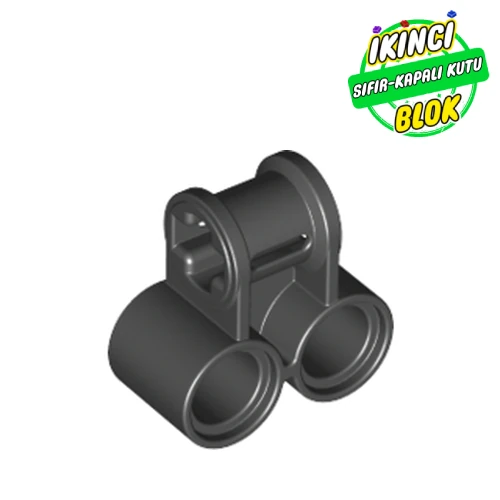LEGO® Technic Axle and Pin Connector Perpendicular Double Siyah Sıfır