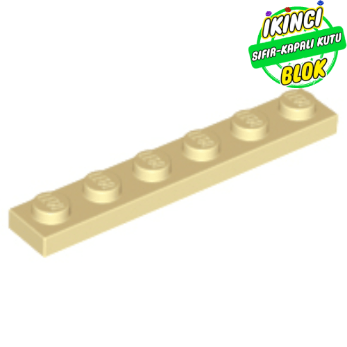 LEGO® 1 x 6 Plaka Bej Sıfır