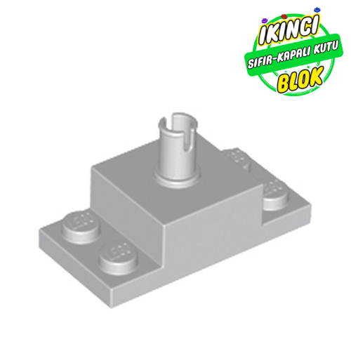 LEGO® 2 x 4 Üstten Pim Bağlantılı Modifiye Tuğla Açık Mavimsi Gri Sıfır