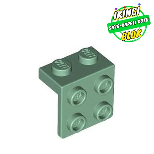 LEGO® Bracket 1 x 2 - 2 x 2 Kum Yeşili Sıfır