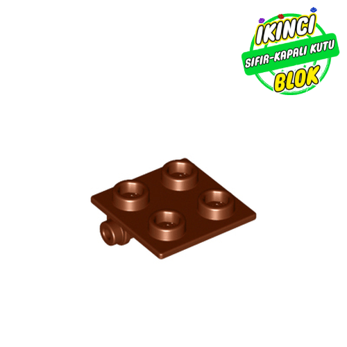 LEGO® 2 x 2 Menteşeli Üst Plaka Kızıl Kahverengi Sıfır