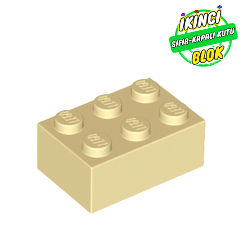 LEGO® 2 x 3 Tuğla Bej Sıfır