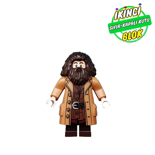 LEGO® Minifigür Rubeus Hagrid, Medium Nougat Overcoat, Arms with Pins Sıfır hp144