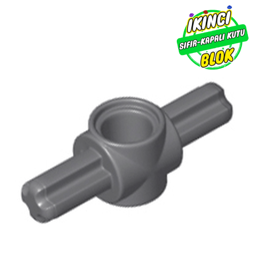 LEGO® 2 Aks çıkışlı Pim Bağlayıcı Koyu Mavimsi Gri Sıfır
