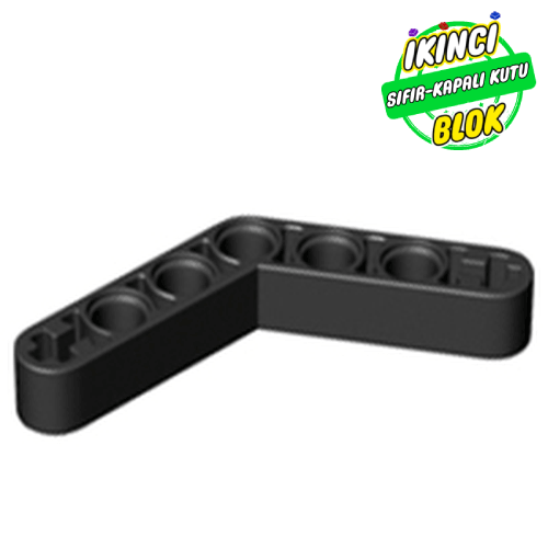 LEGO® 1 x 7 Kavisli Liftarm Siyah Sıfır
