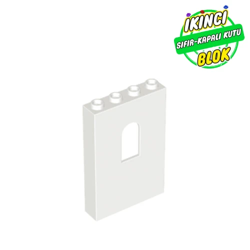 LEGO® Panel 1 x 4 x 5 with Arched Window Beyaz Sıfır