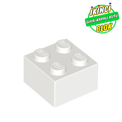 LEGO® 2 x 2 Tuğla Beyaz Sıfır