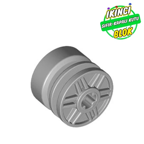 LEGO® Wheel 18mm x 14mm with Axle Hole, Fake Bolts and Shallow Spokes Açık Mavimsi Gri Sıfır