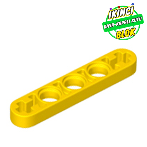LEGO® 1 x 5 Aks Girişli İnce Liftarm Sarı Sıfır