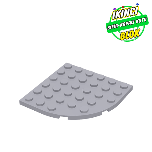 LEGO® 6 x 6 Köşe Plaka Açık Mavimsi Gri Sıfır