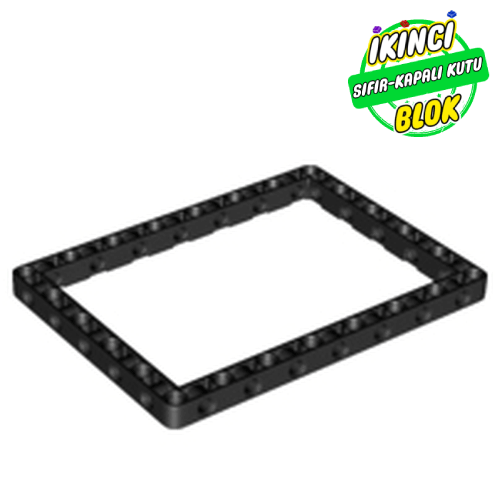 LEGO® 11 x 15 Ortası Açık Kalın Liftarm Siyah Sıfır