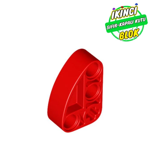 LEGO® 2 x 3 L Yapılı Kavisli Technic Panel Kırmızı Sıfır