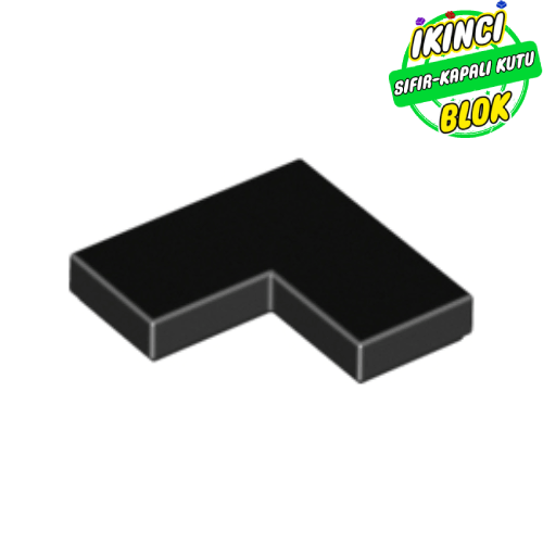LEGO® 2 x 2 Köşe Düz Plaka Siyah Sıfır