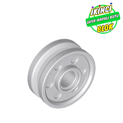LEGO® 18mm x 8mm Jant Açık Mavimsi Gri Sıfır