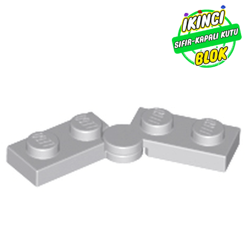 LEGO® 1 x 4 Menteşe Plaka Açık Mavimsi Gri Sıfır