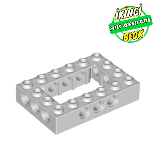 LEGO® Technic Brick 4 x 6 with 2 x 4 Opening Açık Mavimsi Gri Sıfır