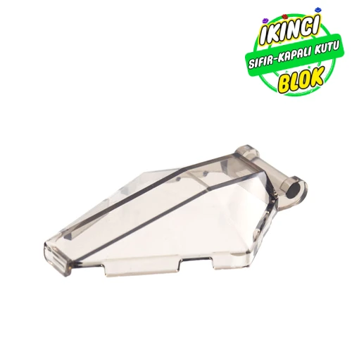 LEGO® 6 x 4 x 1 Hexagonal Bar Bağlantılı Araç Ön Camı Şeffaf Kahverengi Sıfır