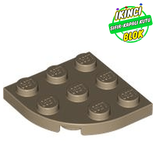 LEGO® 3 x 3 Köşe Plaka Koyu Bej Sıfır