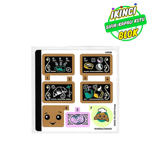 LEGO® 42606 Sticker [Renk Yok/Herhangi Bir Renk] Sıfır