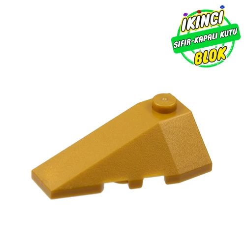 LEGO® 4 x 2 Sol Eğimli Parça Metalik Altın Sıfır